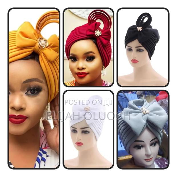 Executive Stretchy Head Wrap/Turban - thumbnail 3