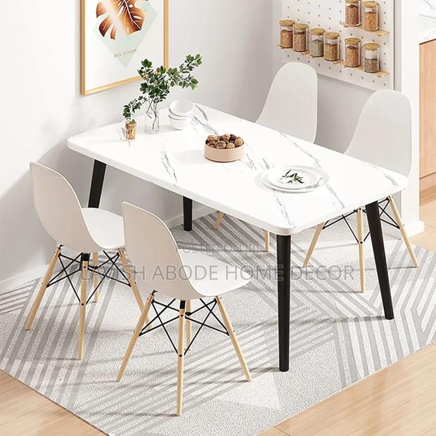 Dining Table Set With 4 Chairs Rectangular Dining Table