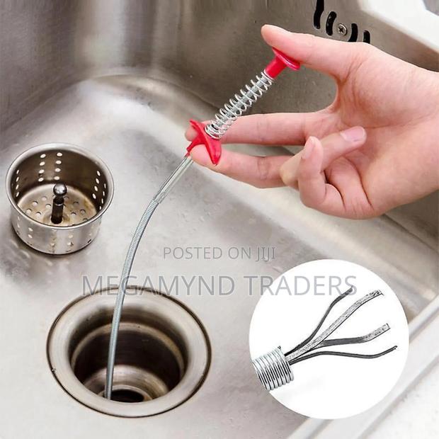 Flexible Grabbing Craw Pick Up Reacher/Drain Clog Remover - thumbnail 3