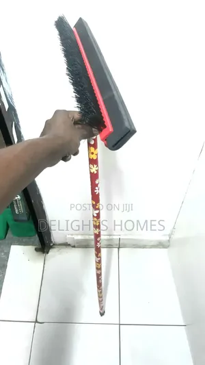 *2 in 1 Carpet Hair Removal Broom With Squeegee-Ha