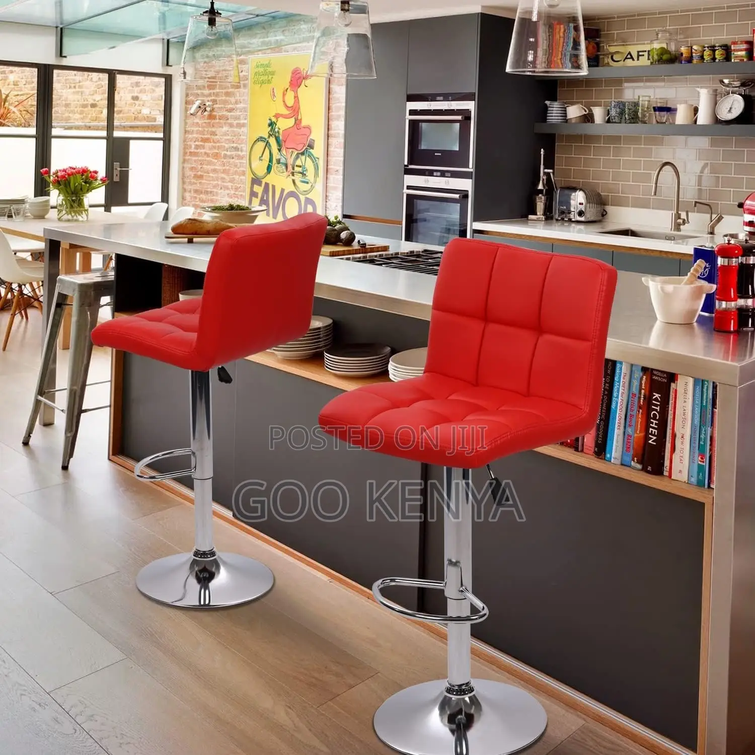 Home Chairs ; Height Adjustable Counter Stool Chair