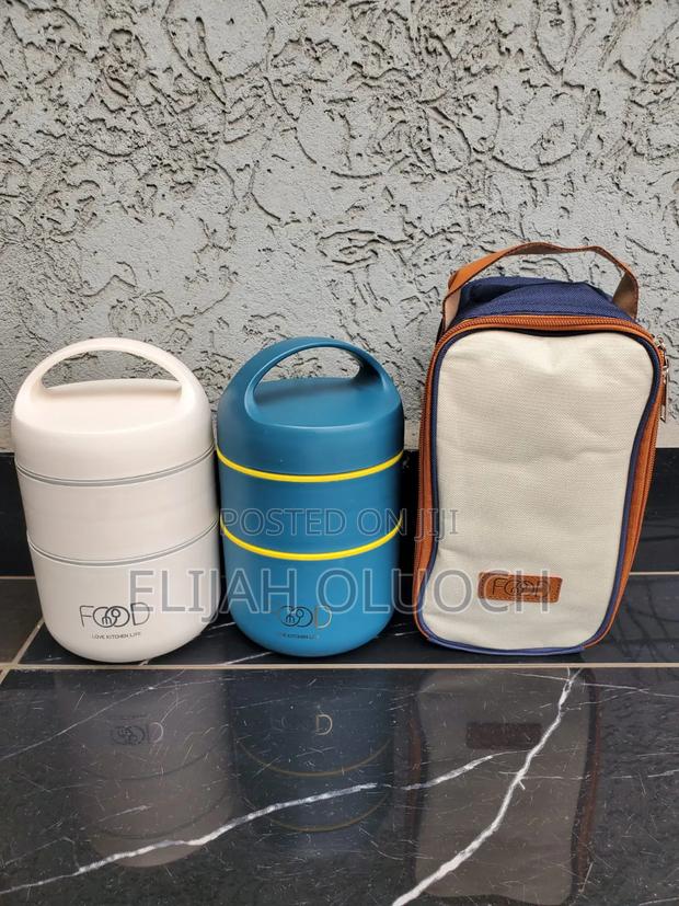 Insulated Lunch Box Set. With a Foldable Spoon - thumbnail 5