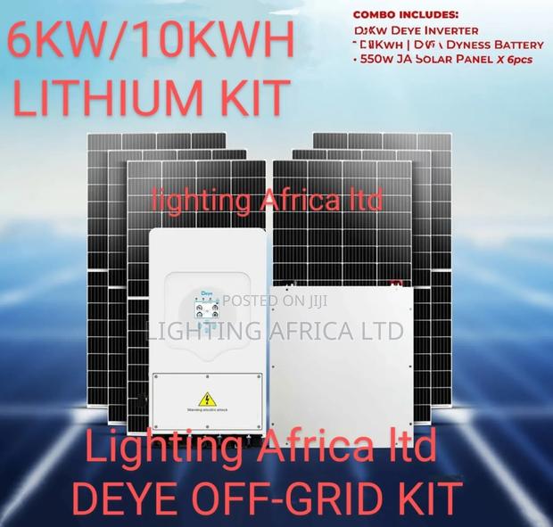 6kva Deye +10kwh Must Lithium Battery Off-Grid System - main view