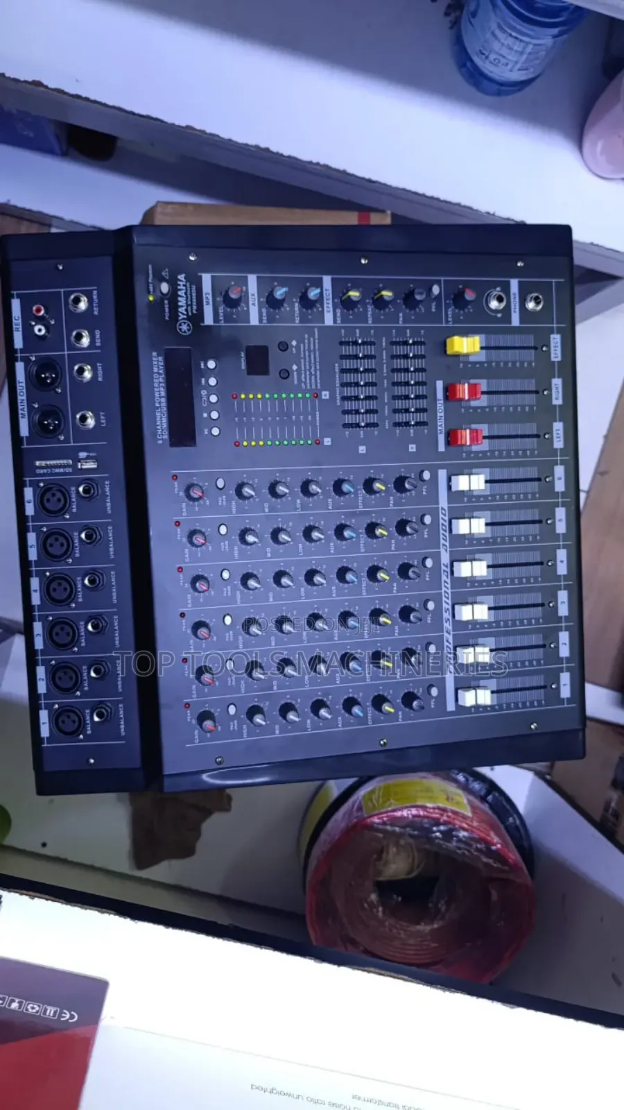 Yamaha Powered Mixer 6 Channel With Blue Tooth