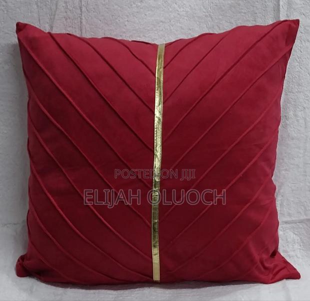 Gold Strip Cushion Covers 
Sizes 45 by 45 Cm - thumbnail 2
