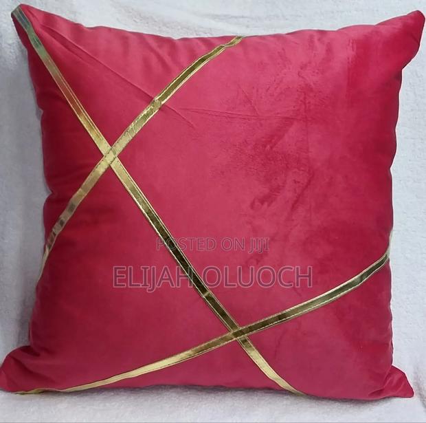 Gold Strip Cushion Covers 
Sizes 45 by 45 Cm - thumbnail 3