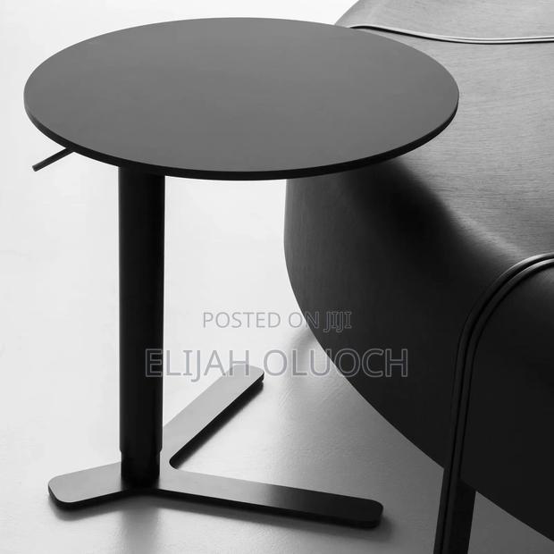 Modern Iron Frame Accent Side Table- - main view