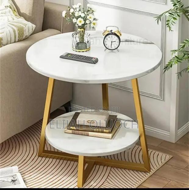 *Marble Effect Side/Bedside Table - thumbnail 2