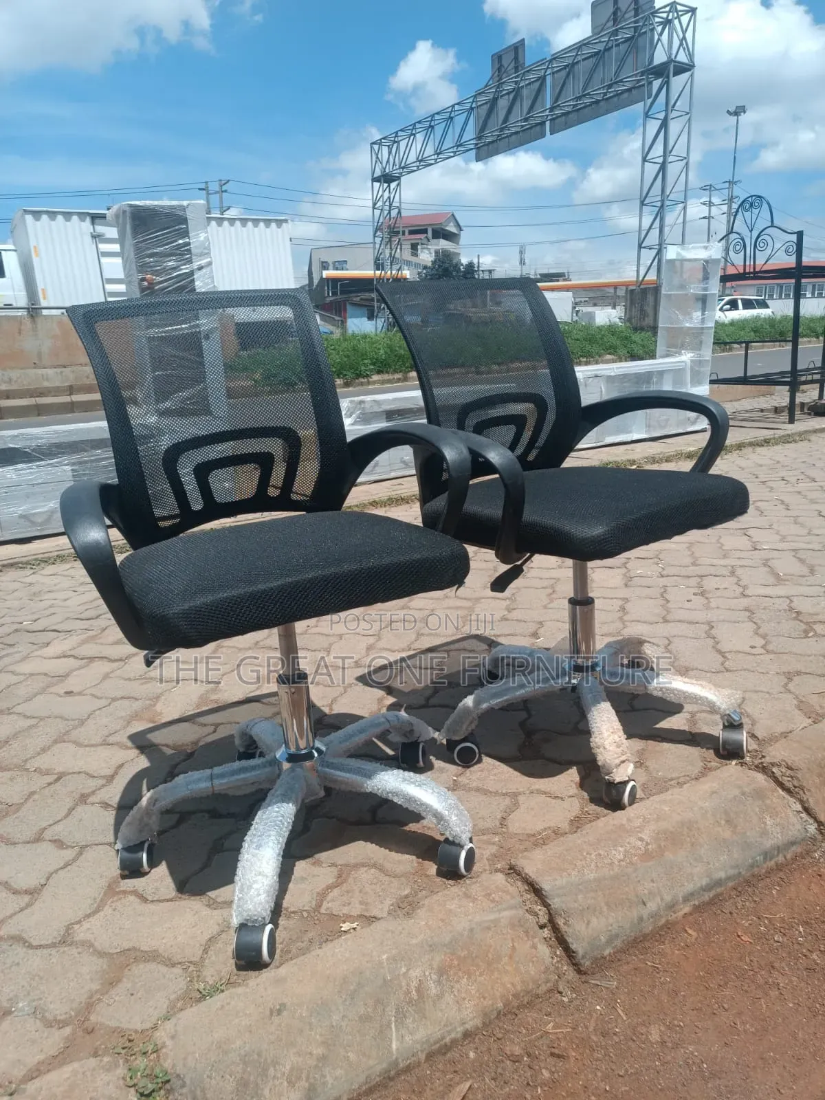 Brand New Black Mesh Office Chair Ez3wk