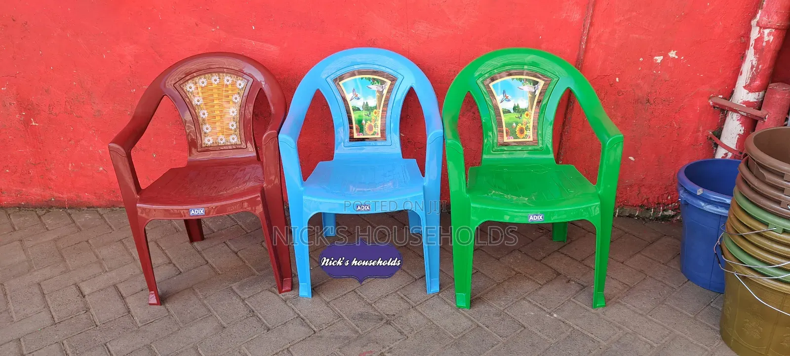 Adix Mix Colors Plastic Chairs