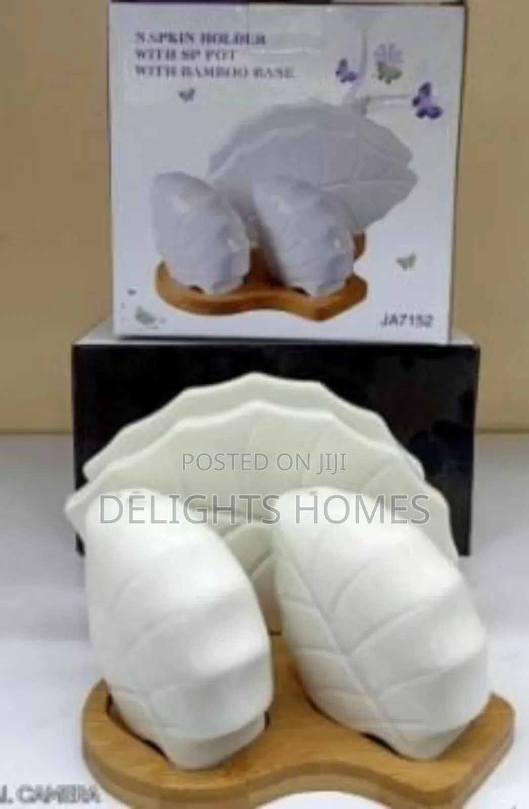 Napkin Holder With Salt Shake-Pa