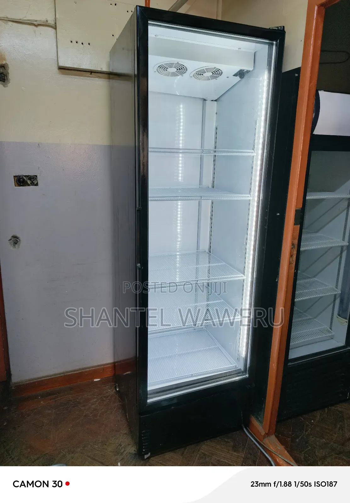 Black Display Fridge