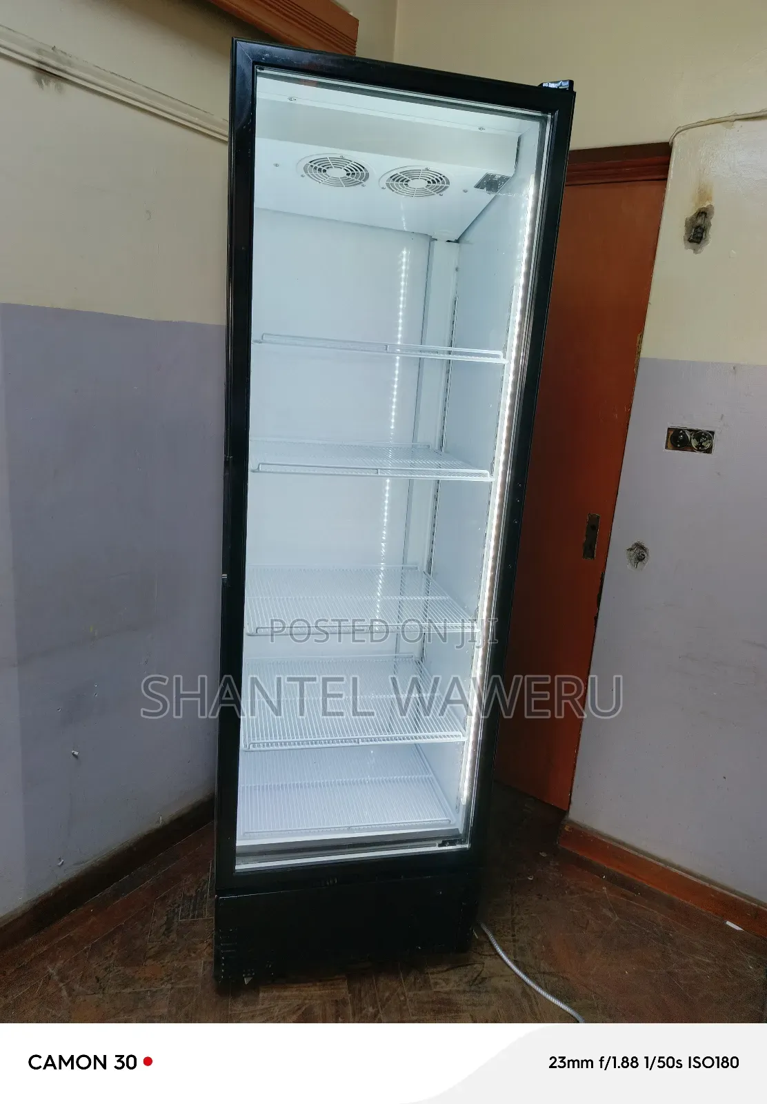 Black Display Fridge