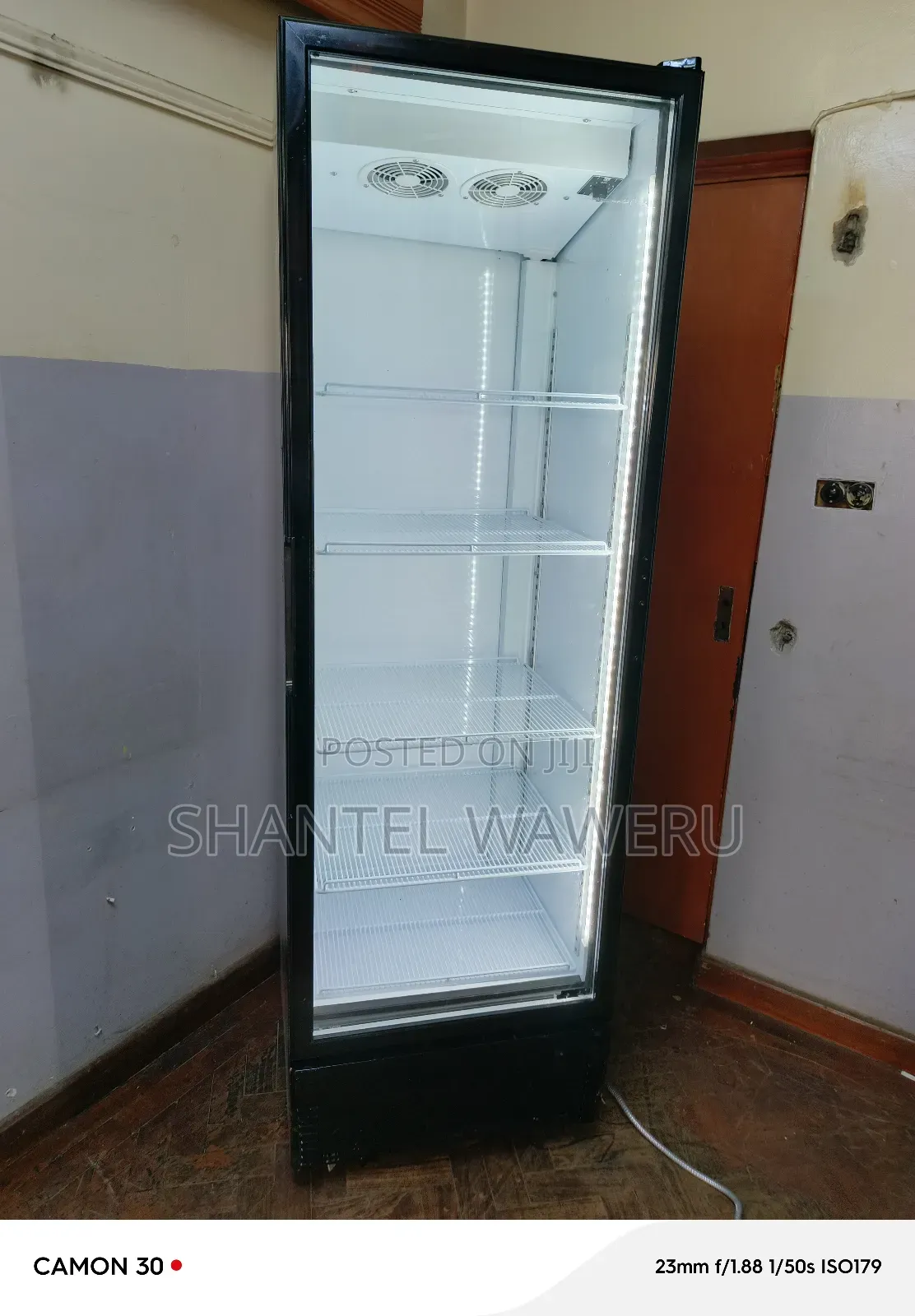 Black Display Fridge