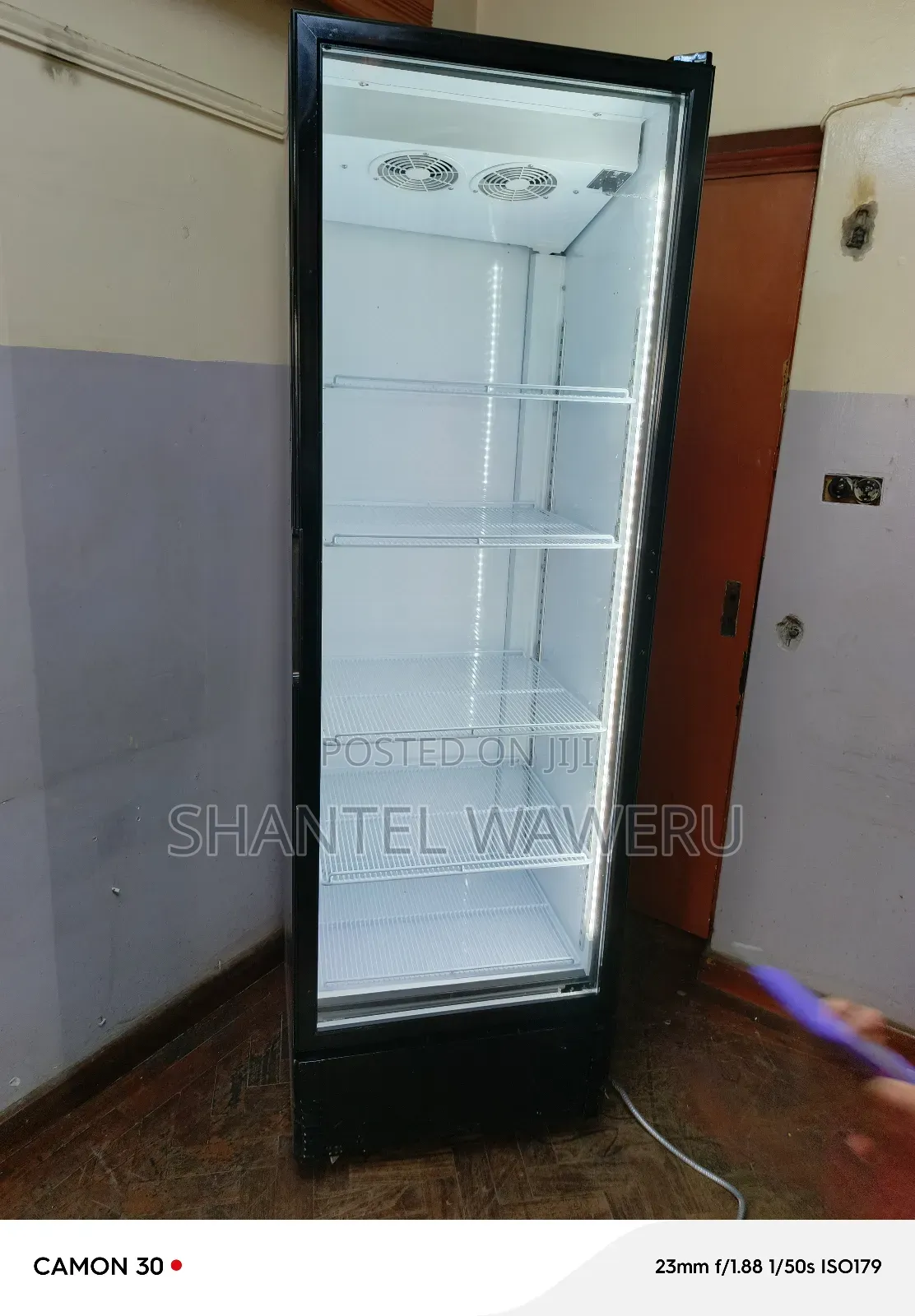 Black Display Fridge