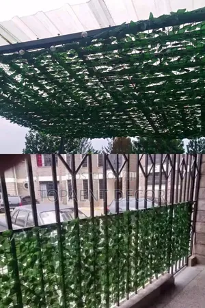 Roof and Ground Artificial Green Privacy Fence