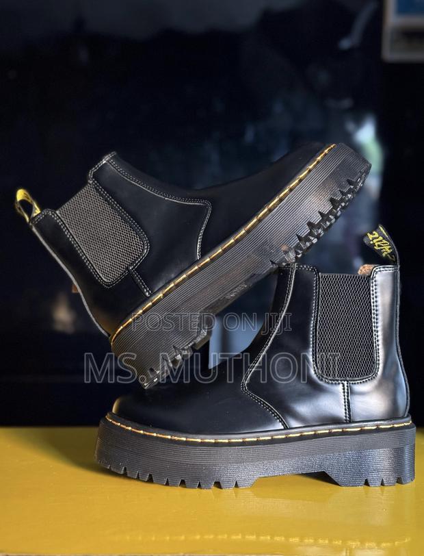 Premium Quality Dr. Martens 2976 “Quad Black - main view