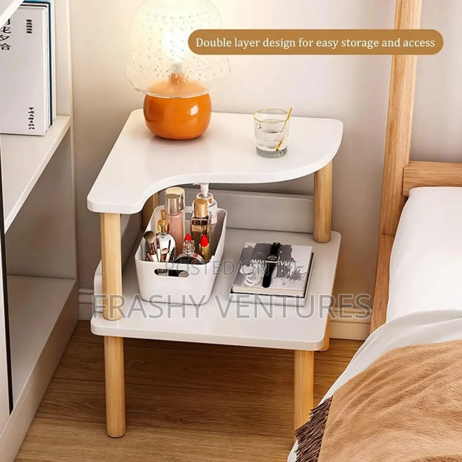 Wooden Bedside Table / Bedstand