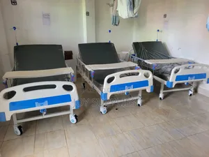 Single Crank Hospital Bed With Mattress