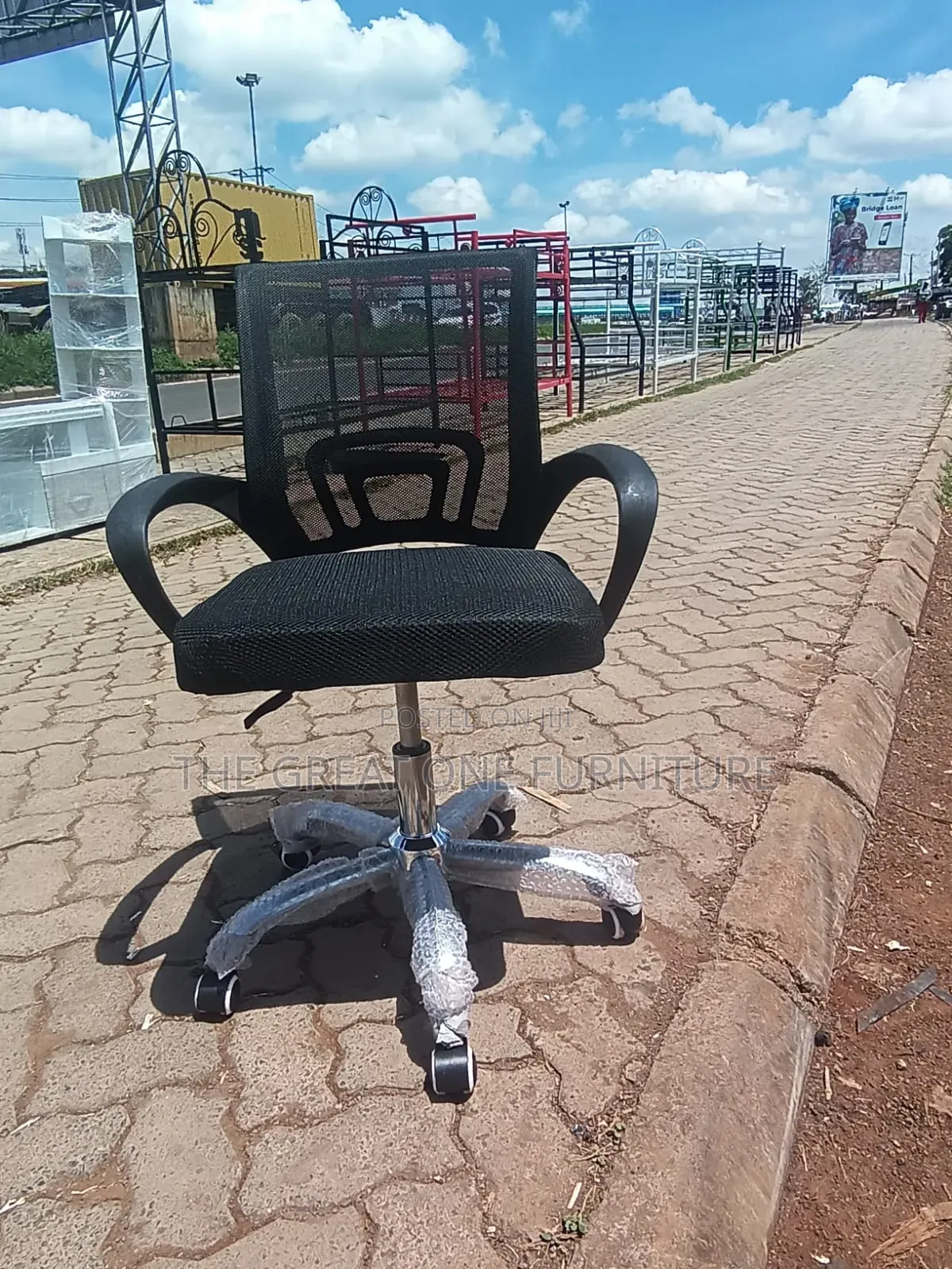Black Office Chair Gh9t