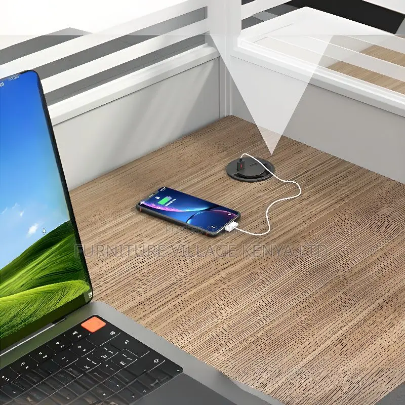 Office Furniture:4-Person Collaborative Office Desk Unit