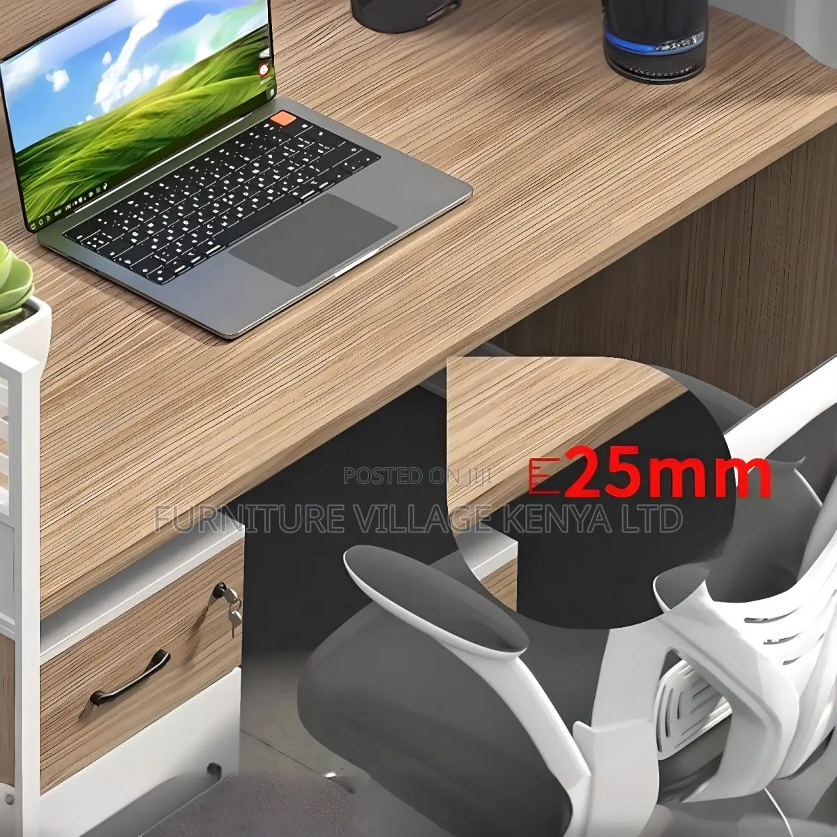 Office Furniture:4-Person Collaborative Office Desk Unit