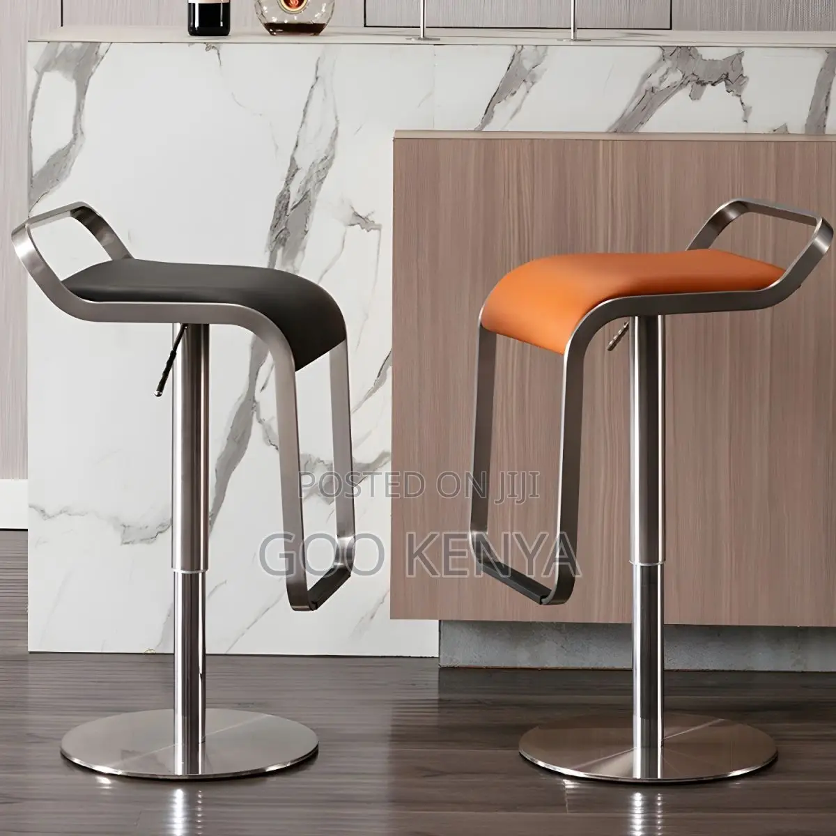 Home Chairs ; Office Swivel Leather Stool