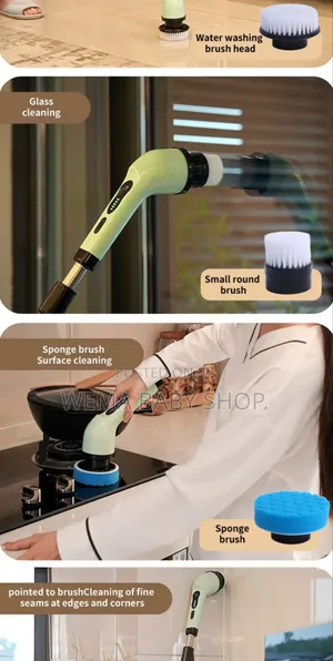 Multifunction Household Wireless Electric Cleaning Brush