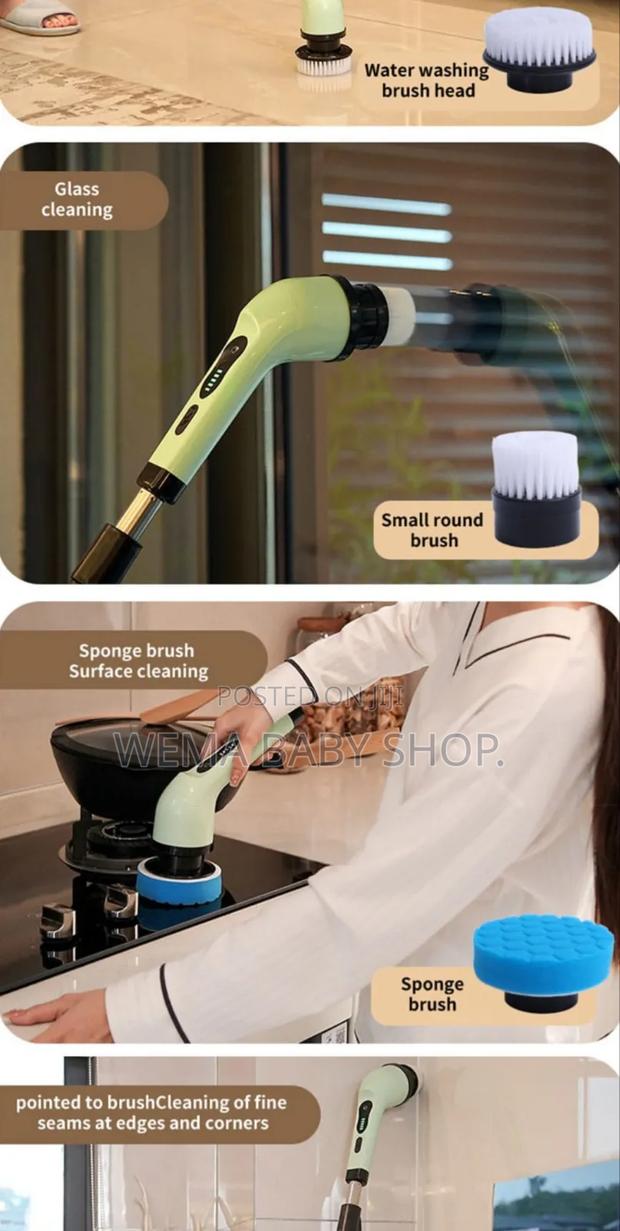Multifunction Household Wireless Electric Cleaning Brush - thumbnail 5