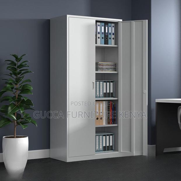 Cabinets:Steel 2-Compartment Storage Unit for Office Use - thumbnail 2
