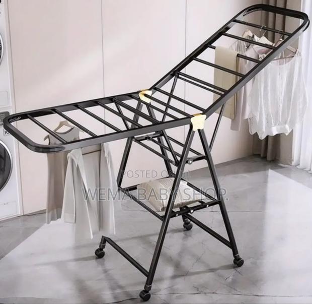 Heavy Duty Movable Clothes Drying Rack