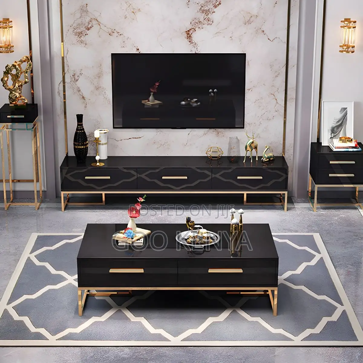 Coffee Table ; Modern Glass Home Coffee Table
