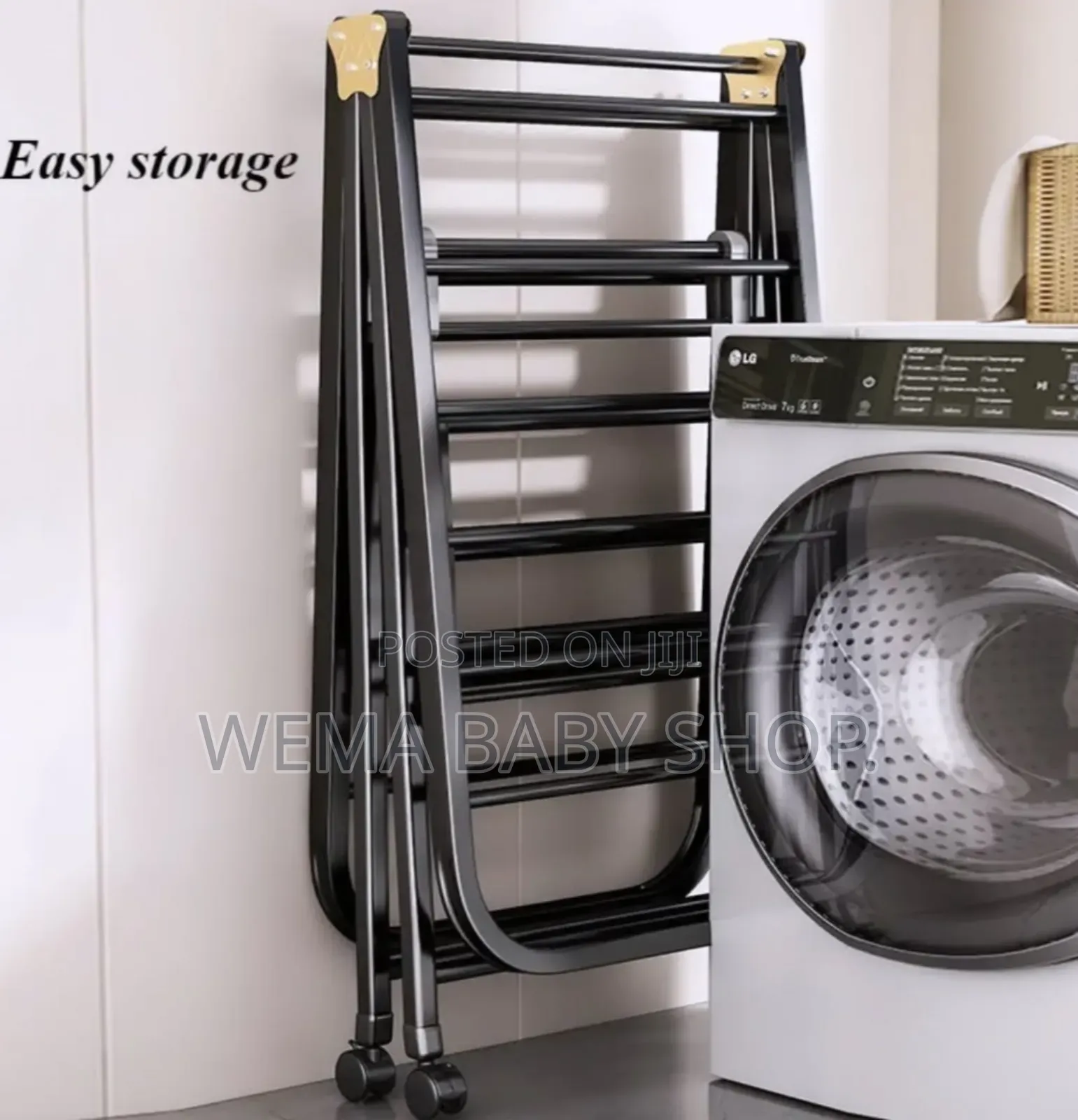 Heavy Duty Movable Clothes Drying Rack