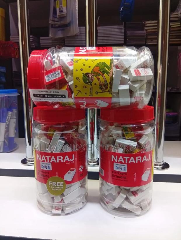 Tin of 100 Pieces Nataraj Eraser/ Rubber - thumbnail 3