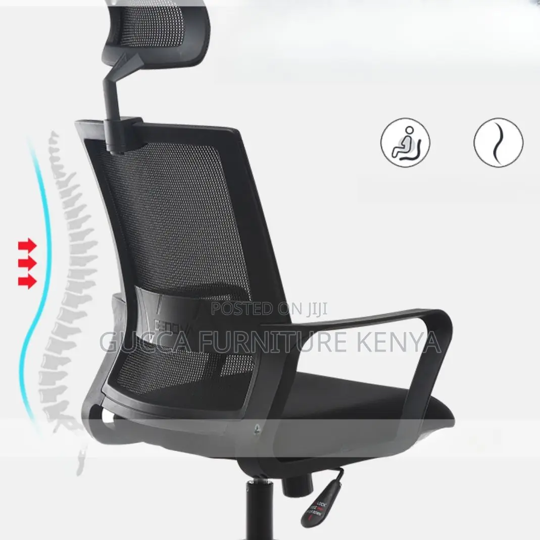 Office Chair:Officemesh Back Study Chair With Waterfall Edge