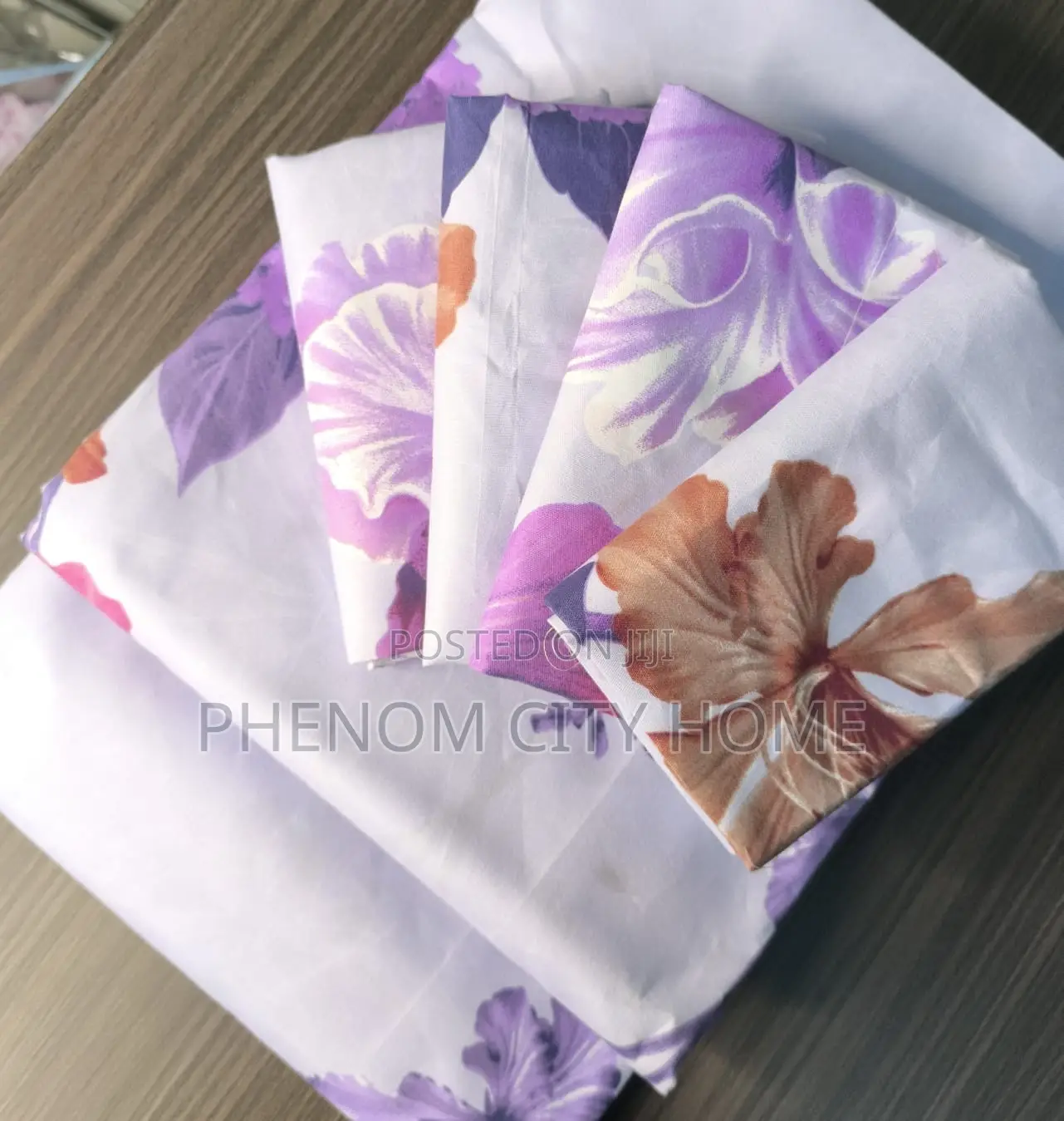 6pc Soft King Size 8 by 8 Bedsheets