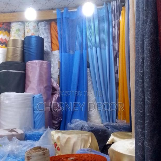 Hospital Blue Curtains - main view