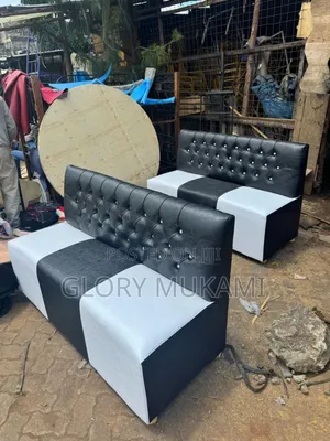 Black White Restaurants And Bar Couches