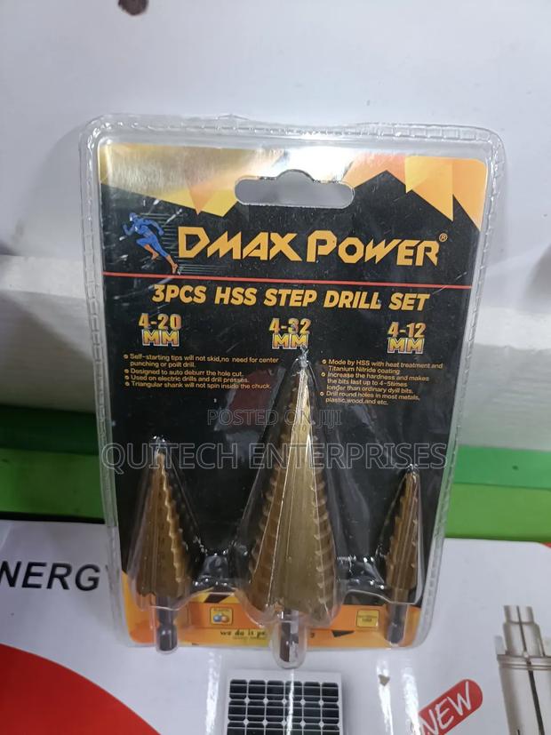 Step Drill Bit Set/ Quality Step Bit 3pcs - main view