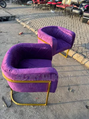 Purple Syling Manicure Styling Chairs
