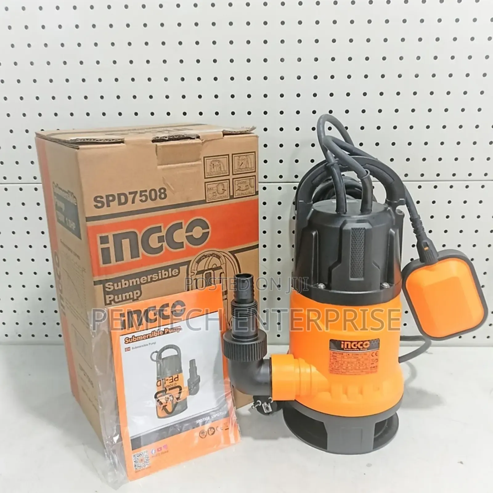 750w Ingco Spd7508 Clean Water Submersible Pump
