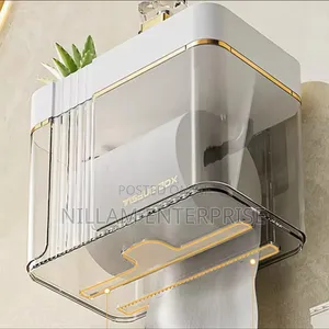 Luxury Gold Plated Wall Mounted Tissue Box