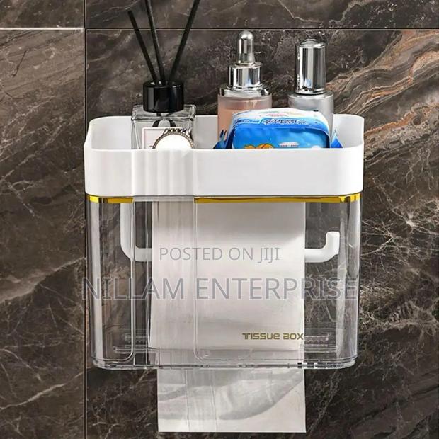 Luxury Gold Plated Wall Mounted Tissue Box - thumbnail 3