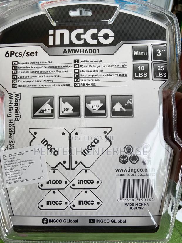 Set of 6 Ingco Magnetic Corner Bars - thumbnail 4