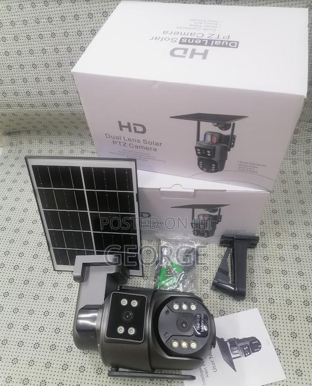 Ubox Sd320 4g Dual Lens Outdoor PTZ Solar Camera