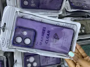 Inktree Oppo A3x 5g Hard Tpu Purple Transparent Case
