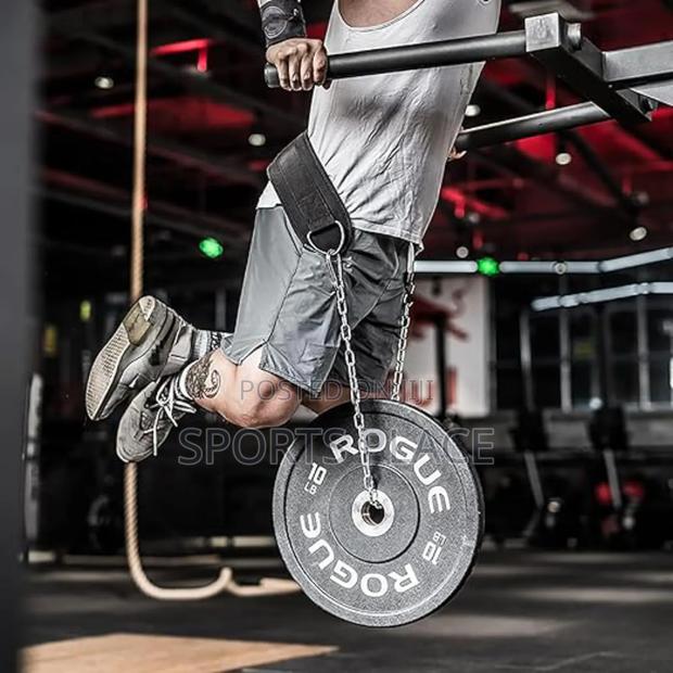 Heavy Duty Dip Belt With Chain for Weightlifting,Pull Upbelt - thumbnail 3