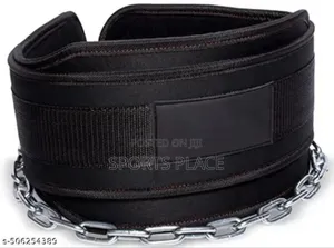 Heavy Duty Dip Belt With Chain for Weightlifting,Pull Upbelt
