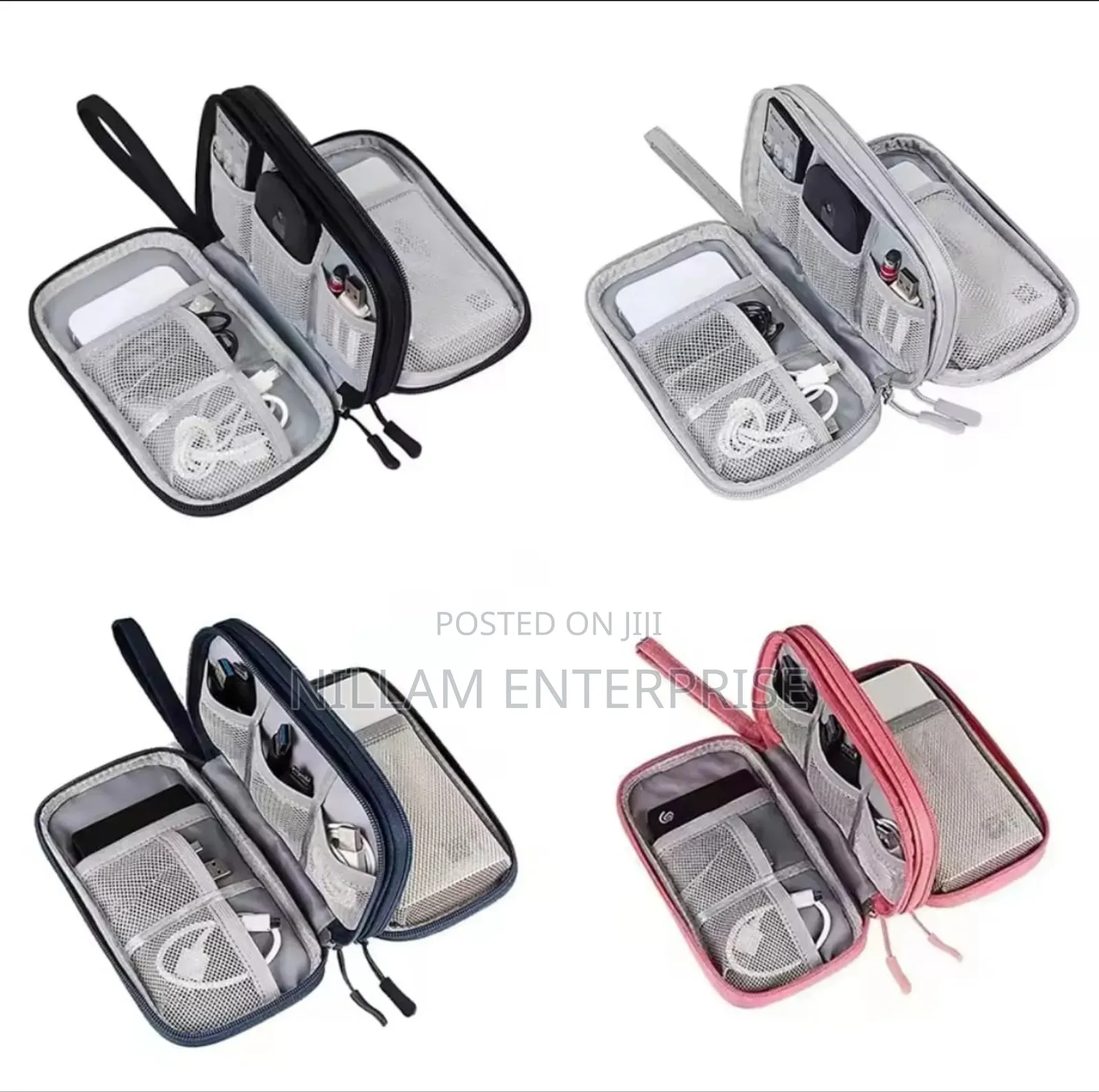 Travel Cable Organizer Bag Portable