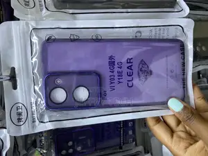Xiaojunjie Vivo Y03 4g Hard Tpu Purple Transparent Case